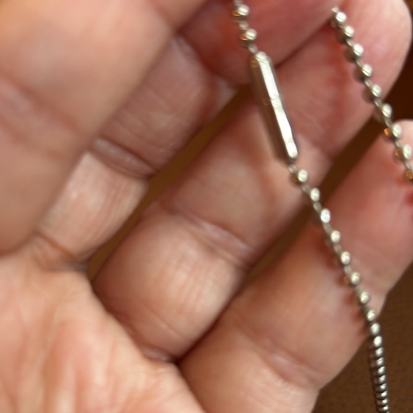 Gucci Vintage Silver Plated pendant on 23.5 inch Chain - Picture 3 of 6